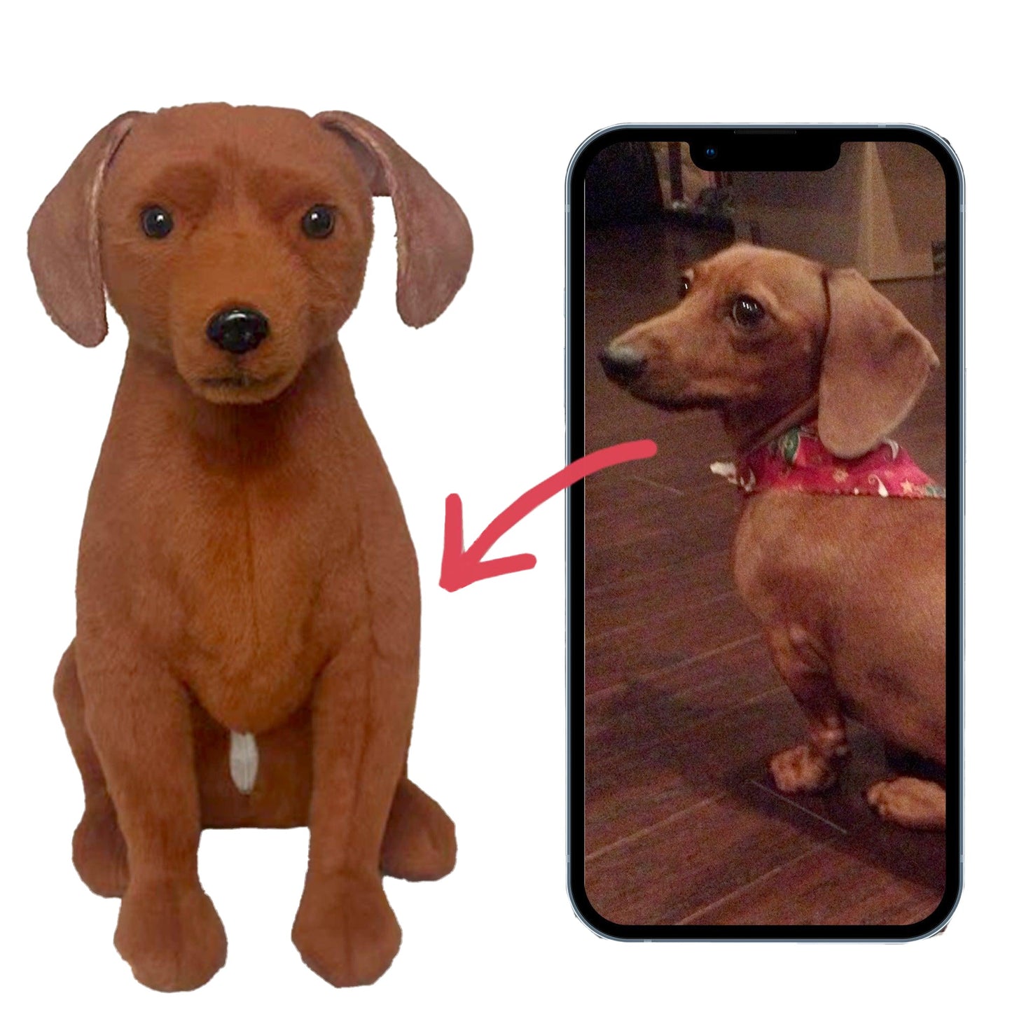 Custom Stuffed Pet – Realistic Plush Memorial Gift Keepsake