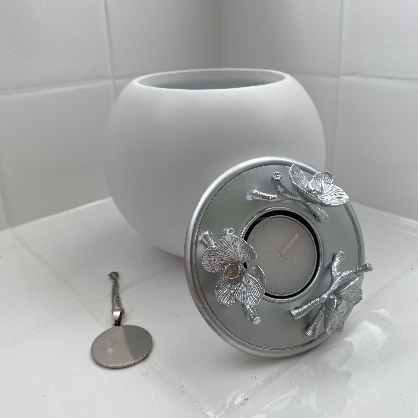 Orchid Urn for Dog & Pet Ashes - Handmade